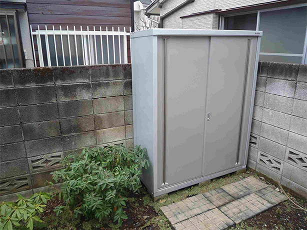 物置の設置工事